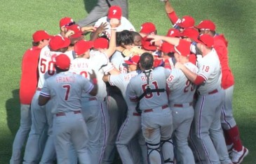 Cole Hamels throws no-hitter for the Philadelphia Phillies