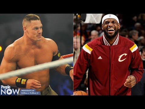 John Cena calls out LeBron James & says he will dribble on his face!