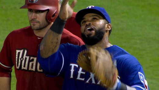 Jokes: Rougned Odor calls off Prince Fielder on a popup hit right to Prince