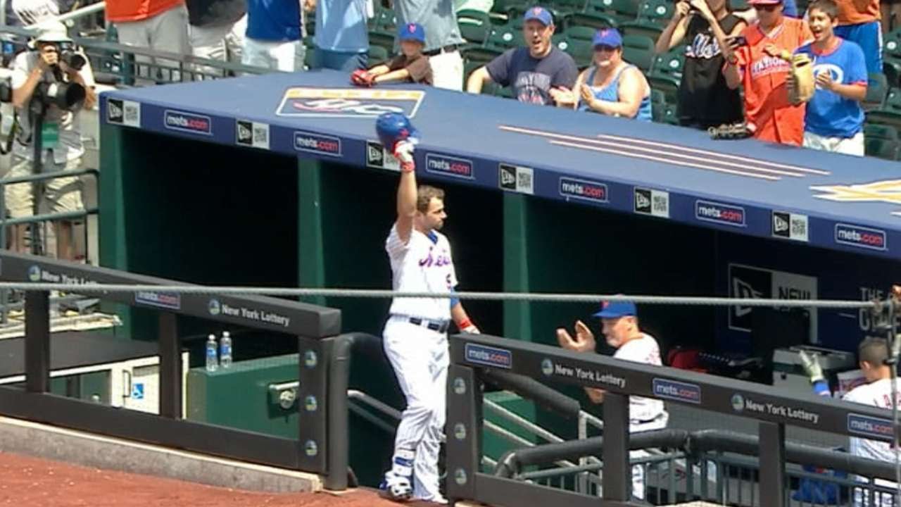 Kirk Nieuwenhuis with a historic 3 homer performance for the Mets