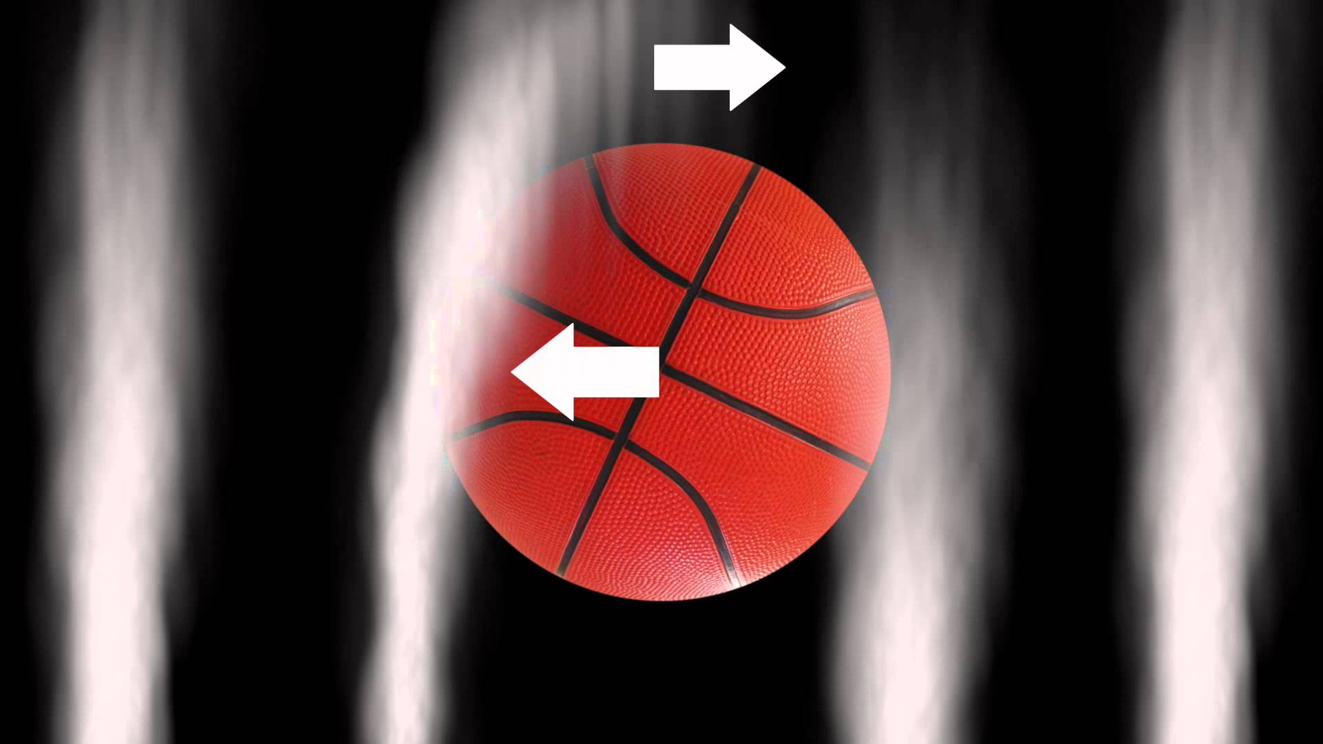Mind Blowing: Basketball dropped from 400+ feet creating Magnus Effect