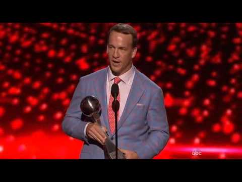 Peyton Manning wins best Record-Breaking Performance at the 2015 ESPYS