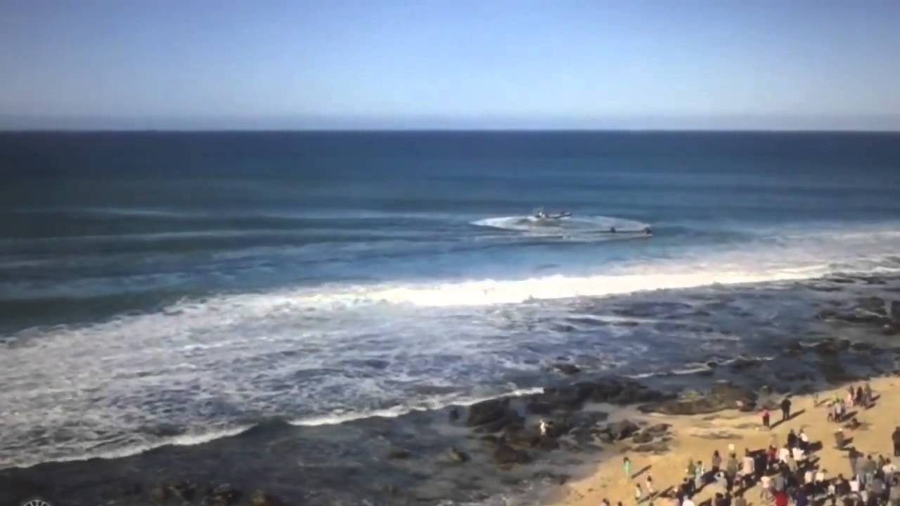 Surfer Mick Fanning escapes a Shark Attack at the J-Bay Open