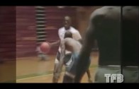 Throwback Footage: Michael Jordan playing pick up ball at North Carolina in 1986