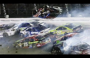 Wow: Insane NASCAR crash at the Coke Zero 400