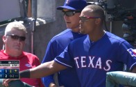 Adrian Beltre gets tossed for no reason?
