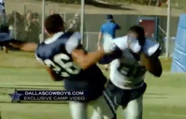 Dez Bryant & Tyler Patmon get into scuffle at training camp!