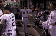 Klay Thompson’s brother Trayce Thompson gets silent treatment after 1st homer