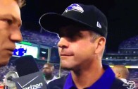 Ravens coach John Harbaugh rips reporter during interview