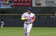 Yoenis Cespedes puts up a video game stat line of 3 homers & 7 RBI