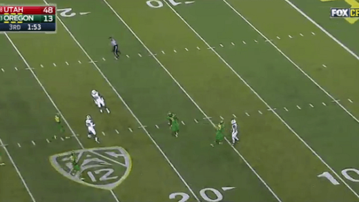 Utah uses fake fair catch on punt & fools everyone to score TD