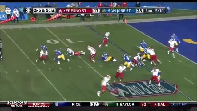 Fresno State’s Jamire Jordan scores bizarre touchdown