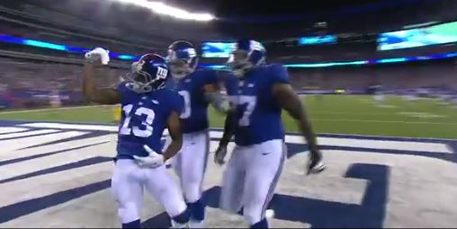 Odell Beckham scores a TD & breaks out 