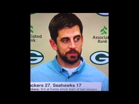 Aaron Rodgers says 