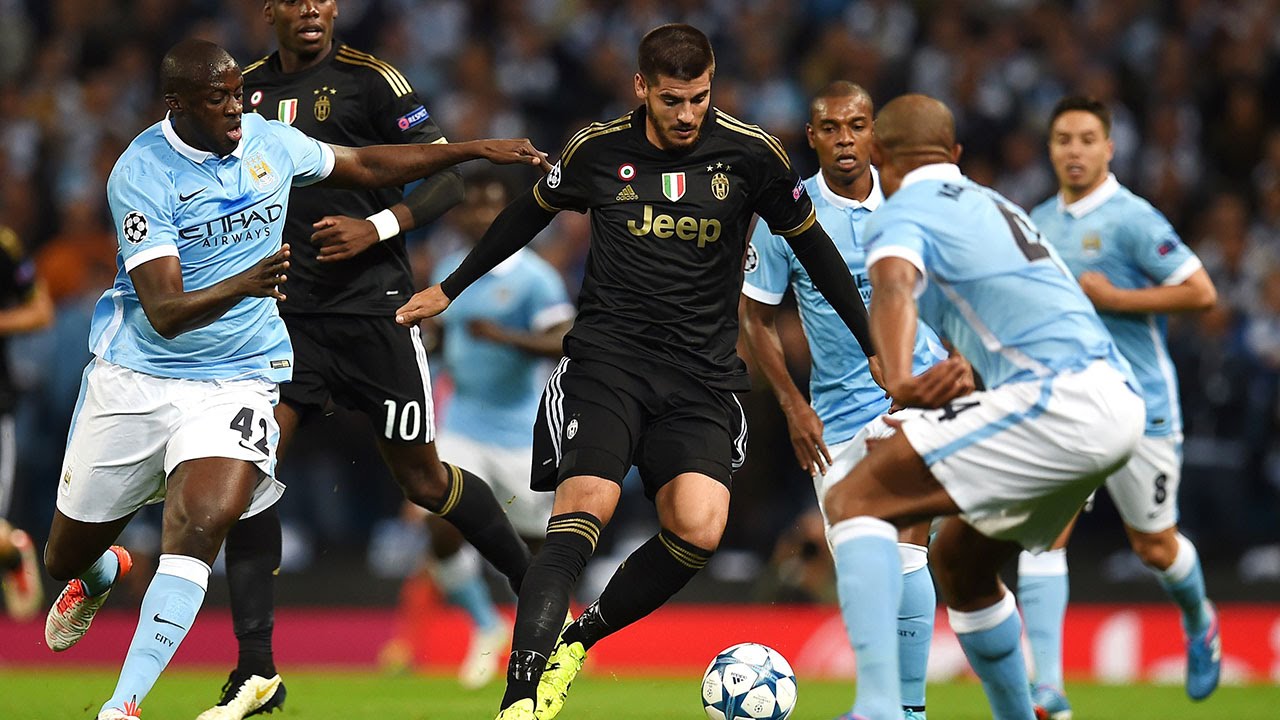 Alvaro Morata curls one from distance to give Juventus 2-1 win