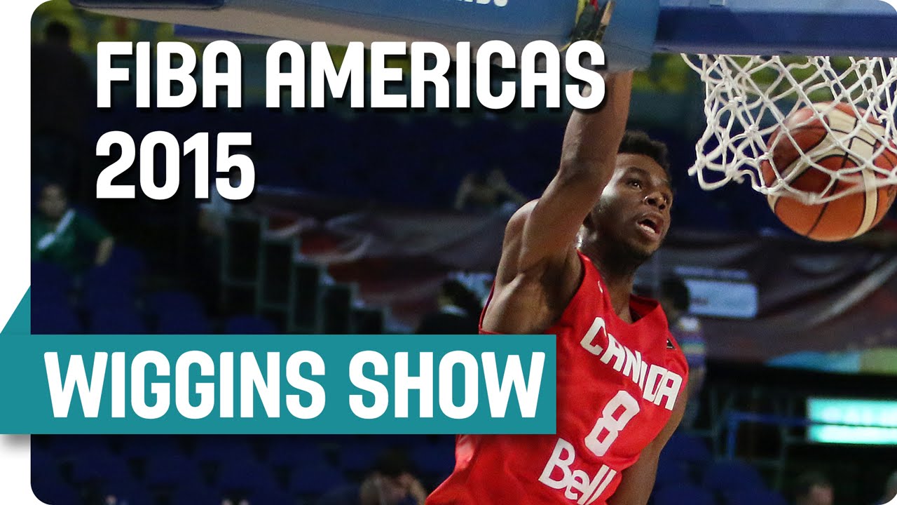 Andrew Wiggins puts on a dunking show against Uruguay