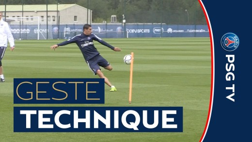 Angel Di Maria scores an amazing goal during training