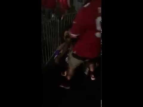 Brutal fight between 49ers fans and a Vikings fan