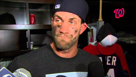 Bryce Harper talks about the altercation between Jonathan Papelbon