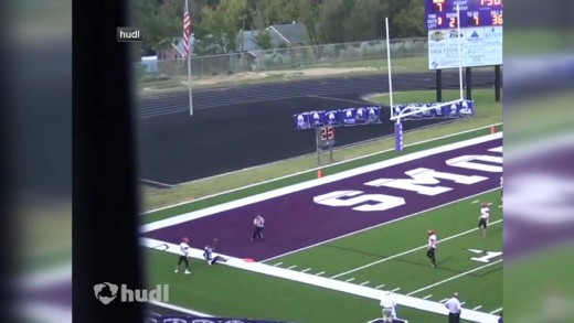 High schooler channels his inner Odell Beckham JR