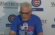 Joe Maddon calls out the St. Louis Cardinals for Rizzo HBP