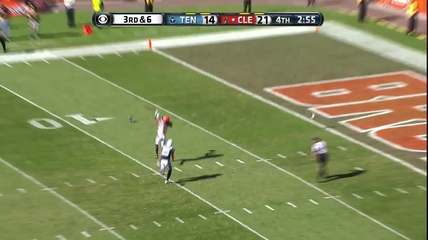Johnny Manziel puts the Titans to bed with a 50 yard TD pass