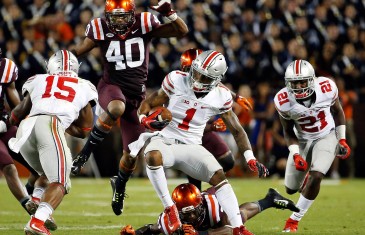 Ohio State WR Braxton Miller with an incredible spin move touchdown
