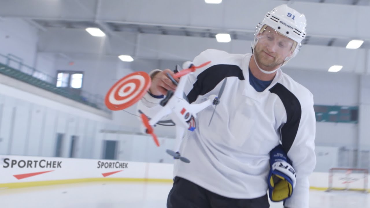 Steven Stamkos picks off some drones with wrist shots
