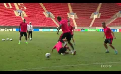 Thomas Muller champions league training