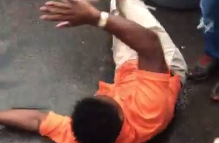 Clemson fan overshoots front flip & face plants at tailgate