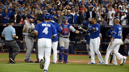 Benches clear in Toronto after Jose Bautista homer