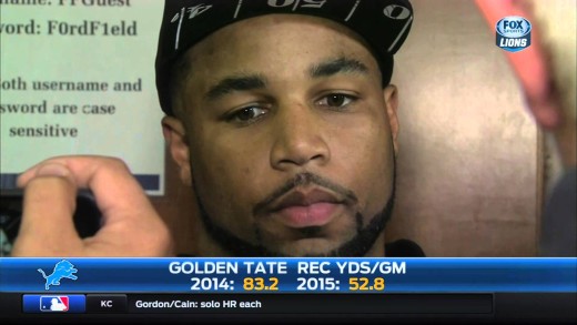 Golden Tate says Lions fans “turned their back on us”