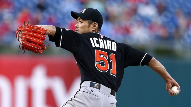 Ichiro Suzuki made his MLB pitching debut at age 41