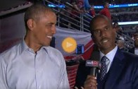 President Obama talks Chicago Bulls basketball