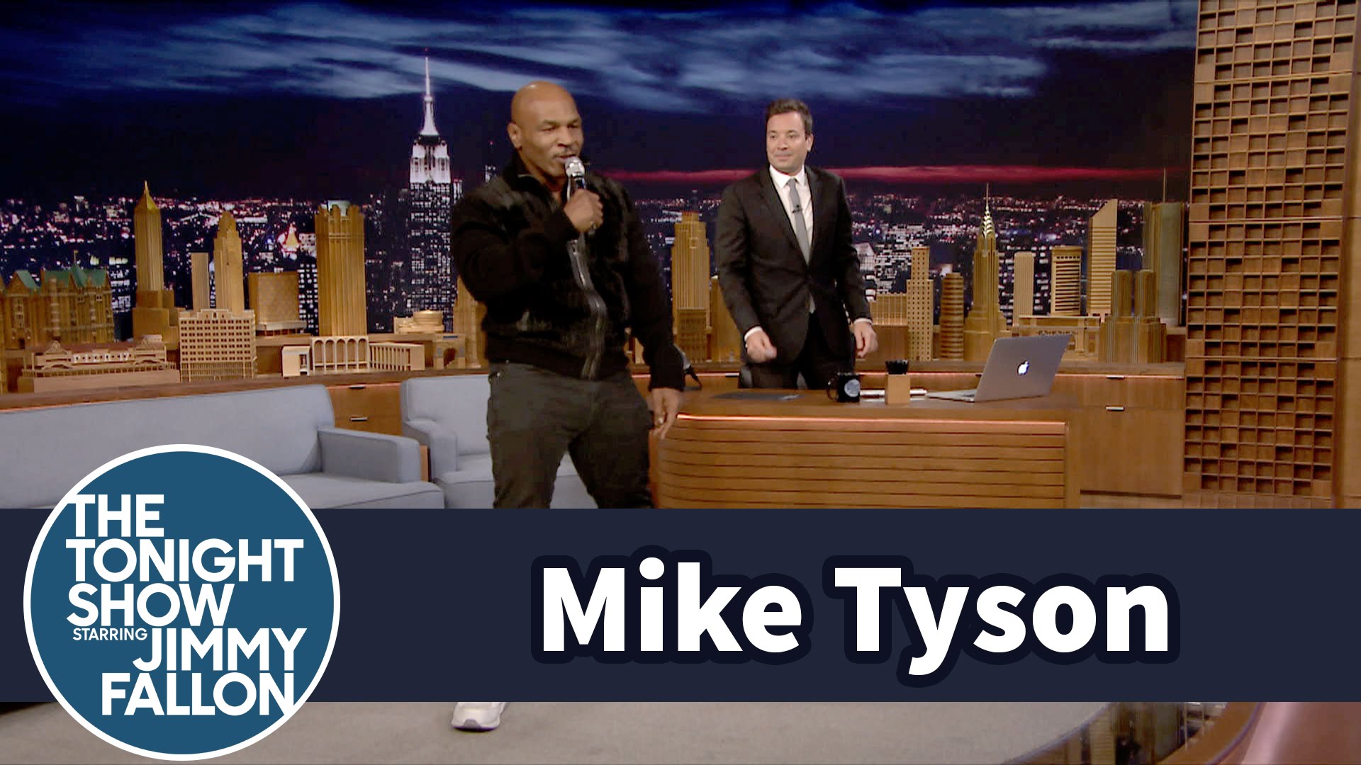 Mike Tyson sings & dances to 