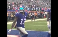 Odell Beckham busts out some pre-game dance moves