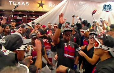 Rangers celebrate AL West crown with Whip & Nae Nae