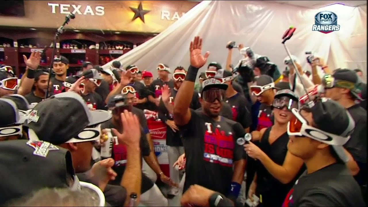 Rangers celebrate AL West crown with Whip & Nae Nae