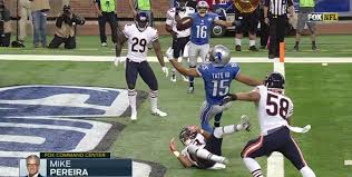 What this a catch? Golden Tate tipped ball for interception ruled a touchdown