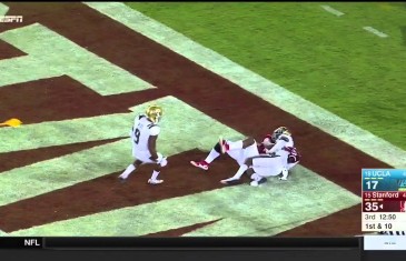 Stanford WR Francis Owusu makes the catch of the year