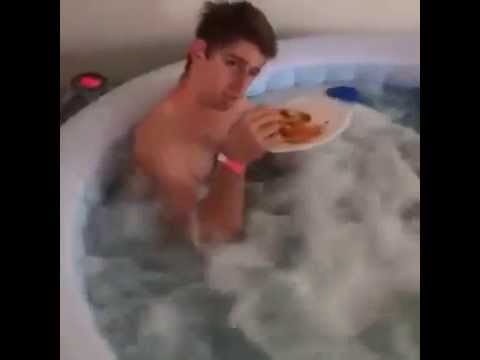 UCLA QB Josh Norman's dorm room hot tub