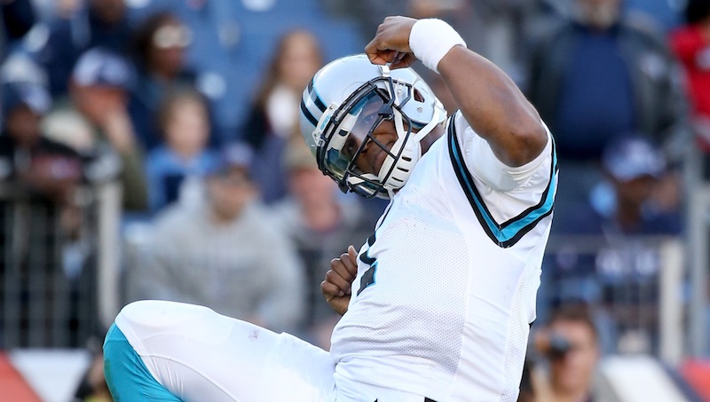 Cam Newton says to stop him if you don't want him to celebrate
