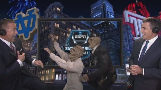 Kirk Herbstreit pranked by zombies for Halloween