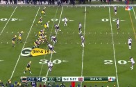 Aaron Rodgers yells “Ahh fuck” during bad snap