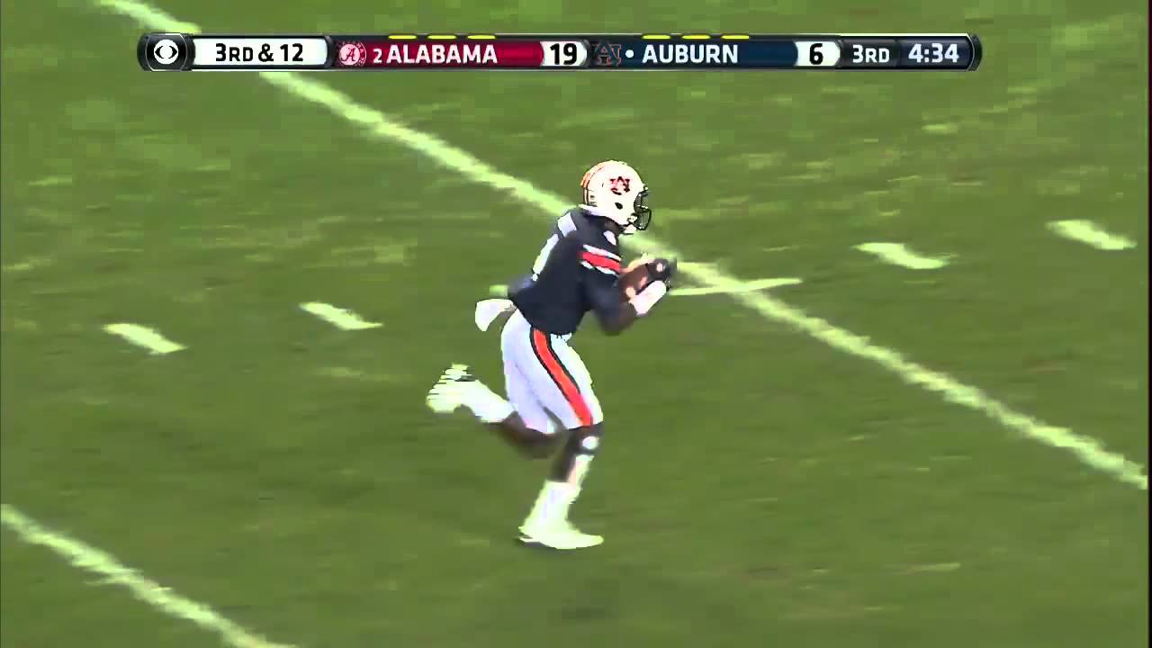 Auburn WR Jason Smith makes impressive self tip catch