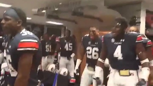 Cam Newton gets hyped from Auburn’s Trovon Reed