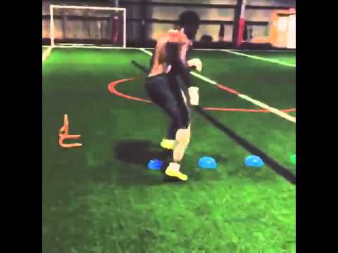 Cleveland Browns hopeful Monte Gaddis shows off incredible footwork