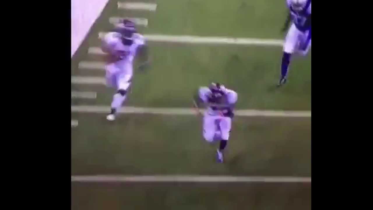 Colts punter Pat McAfee blows up a blocker during return