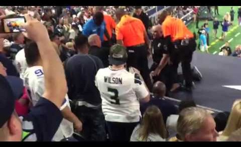 Cops arrest rowdy Cowboys fan