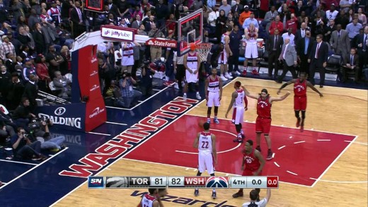 Cory Joseph nails game winning 3-pointer in Washington D.C.